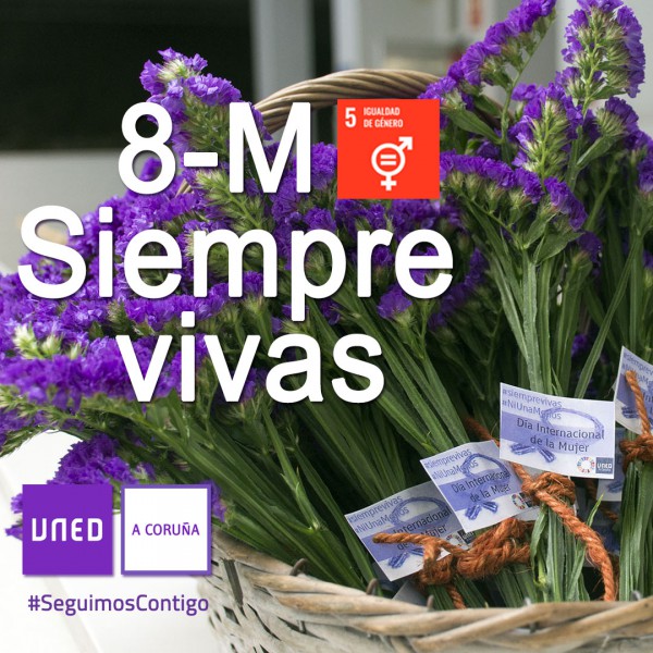 #8M, celebramos virtualmente el Día Internacional de la Mujer animando a toda nuestra comunidad universitaria a compartir nuestro ramo virtual de #siemprevivas