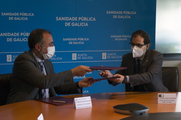 El Centro UNED A Coruña y la Axencia Galega de Doazóns de Sangue e Órganos (ADOS) firman un convenio de colaboración para el fomento de actividades divulgativas