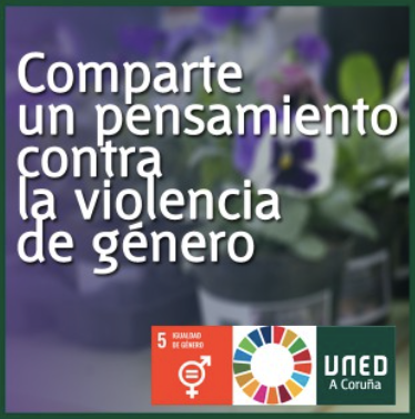 Comparte un pensamiento contra la violencia de género