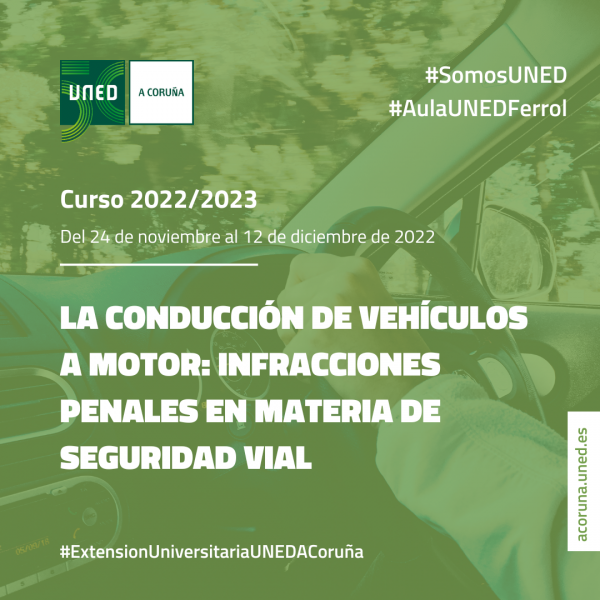 Conducción de vehículos a motor: infracciones penales en materia de seguridad vial, nuevo curso a partir del 24 de noviembre