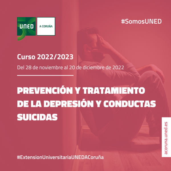 Prevención y tratamiento de la depresión y conductas suicidas, nuevo curso a partir del 28 de noviembre