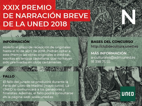 UNED - XXIX Premio Narración Breve
