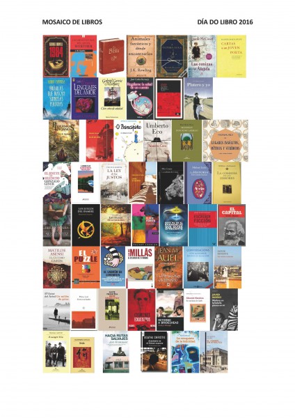 Biblioteca. Mosaico Día del Libro